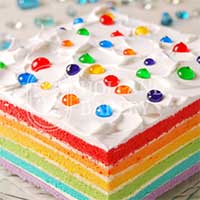 14 Rainbow Cake