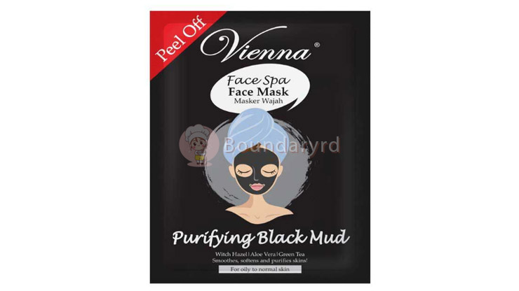 Vienna Peel Off Masker Face Spa Purifying Black Mud