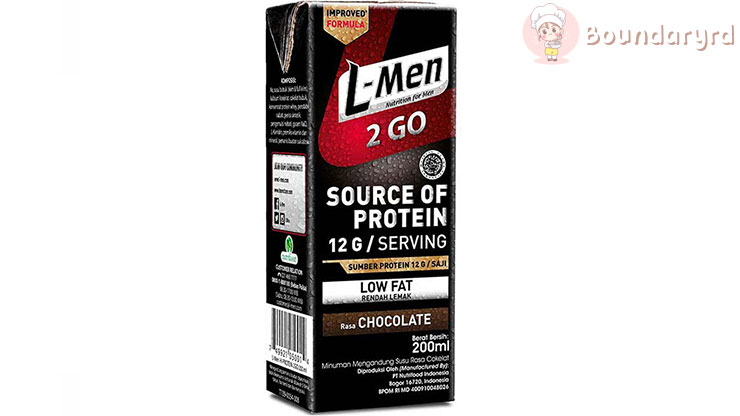 L Men 2 Go Whey Protein Low Fat 200ml Chocolate