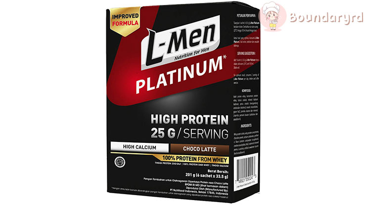 L Men Platinum High Protein 201g Choco Latte