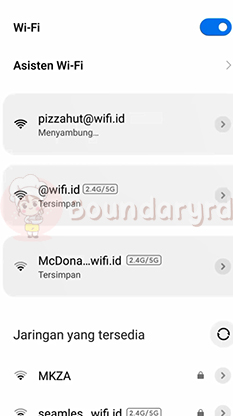 Pilih Wifi Pizza Hut